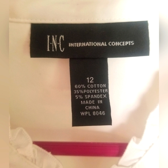 INC. Ruffled Sleeveless - Picture 3 of 3